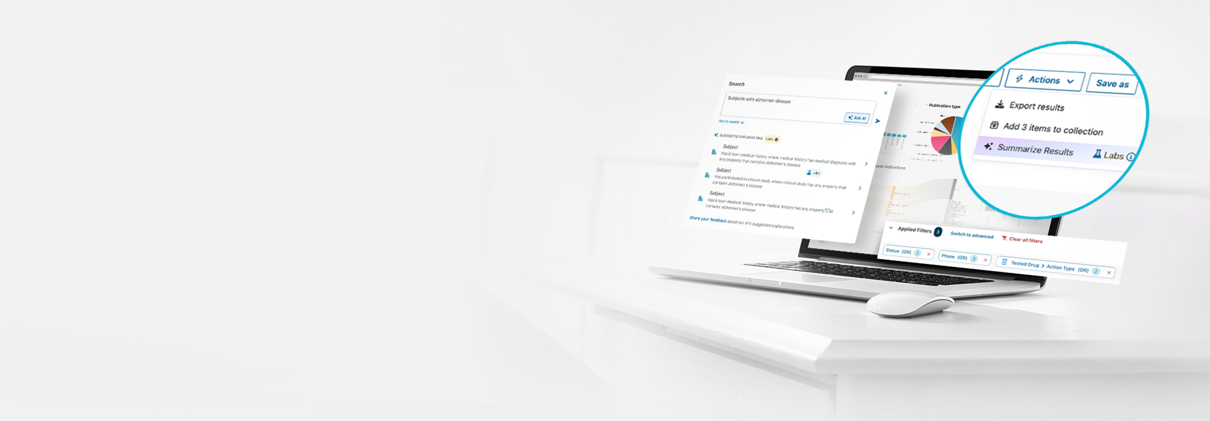 Smarter data for smarter insights- enhancing models, search, and visualization in DISQOVER 
