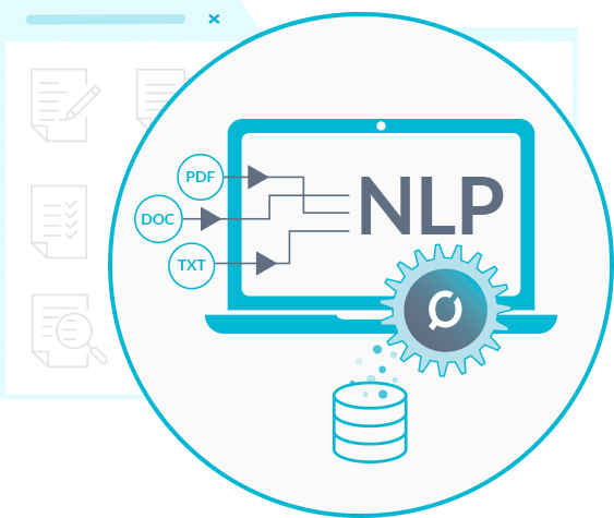ONTOFORCE DISQOVER Natural Language Processing (NLP) platform illustration
