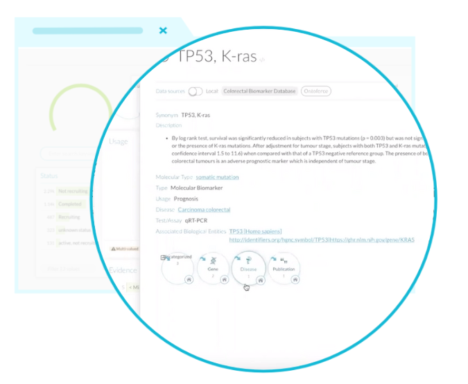 Use case DISQOVER for the identification of biomarkers 