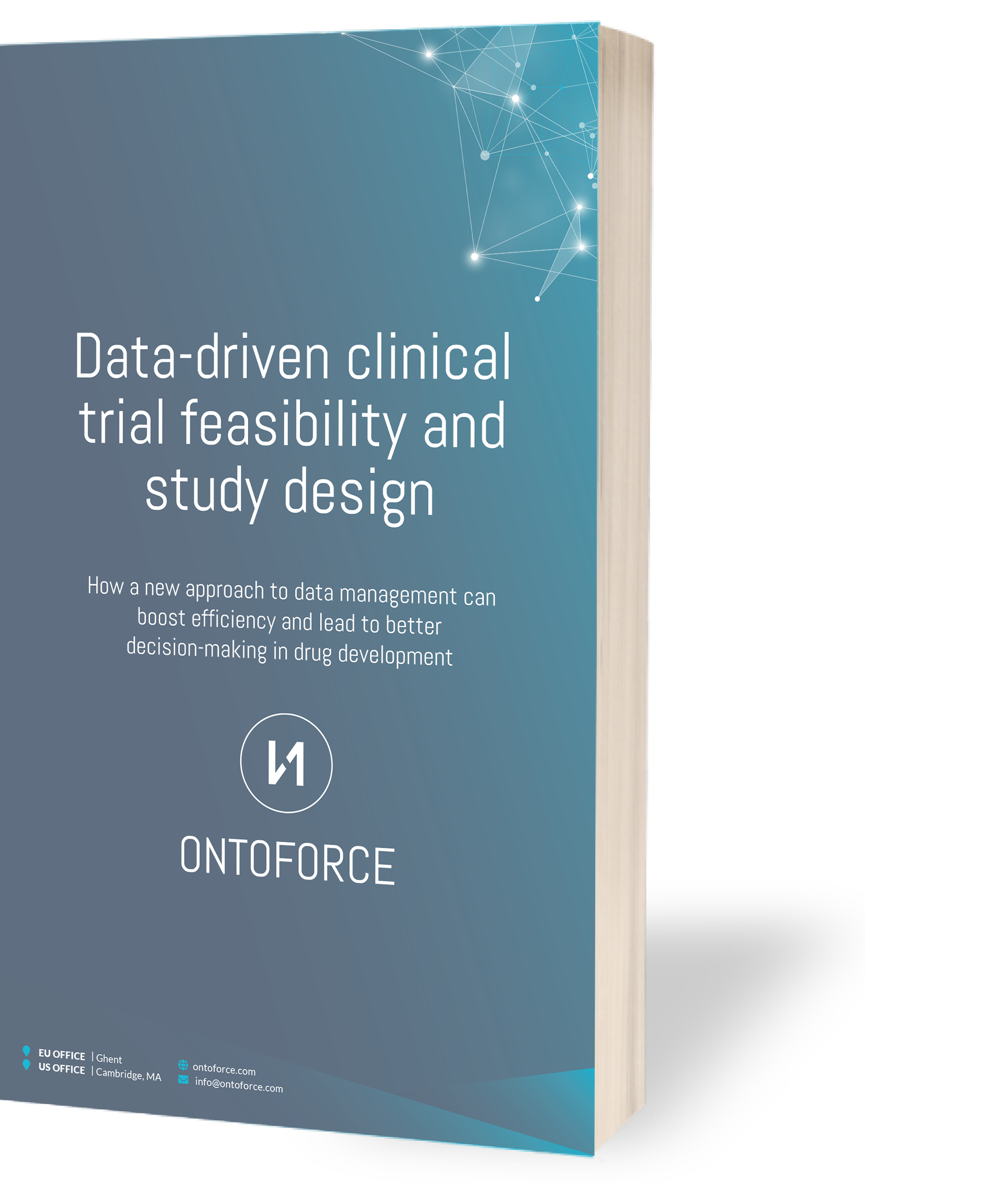 Whitepaper 3D cover - Data-driven clinical trial feasibility and study design
