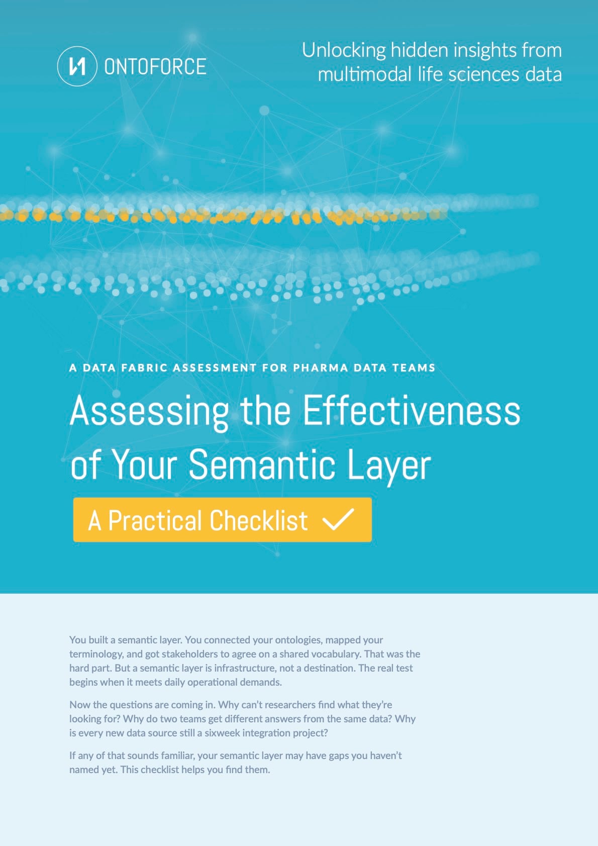 Semantic Layer Checklist cover