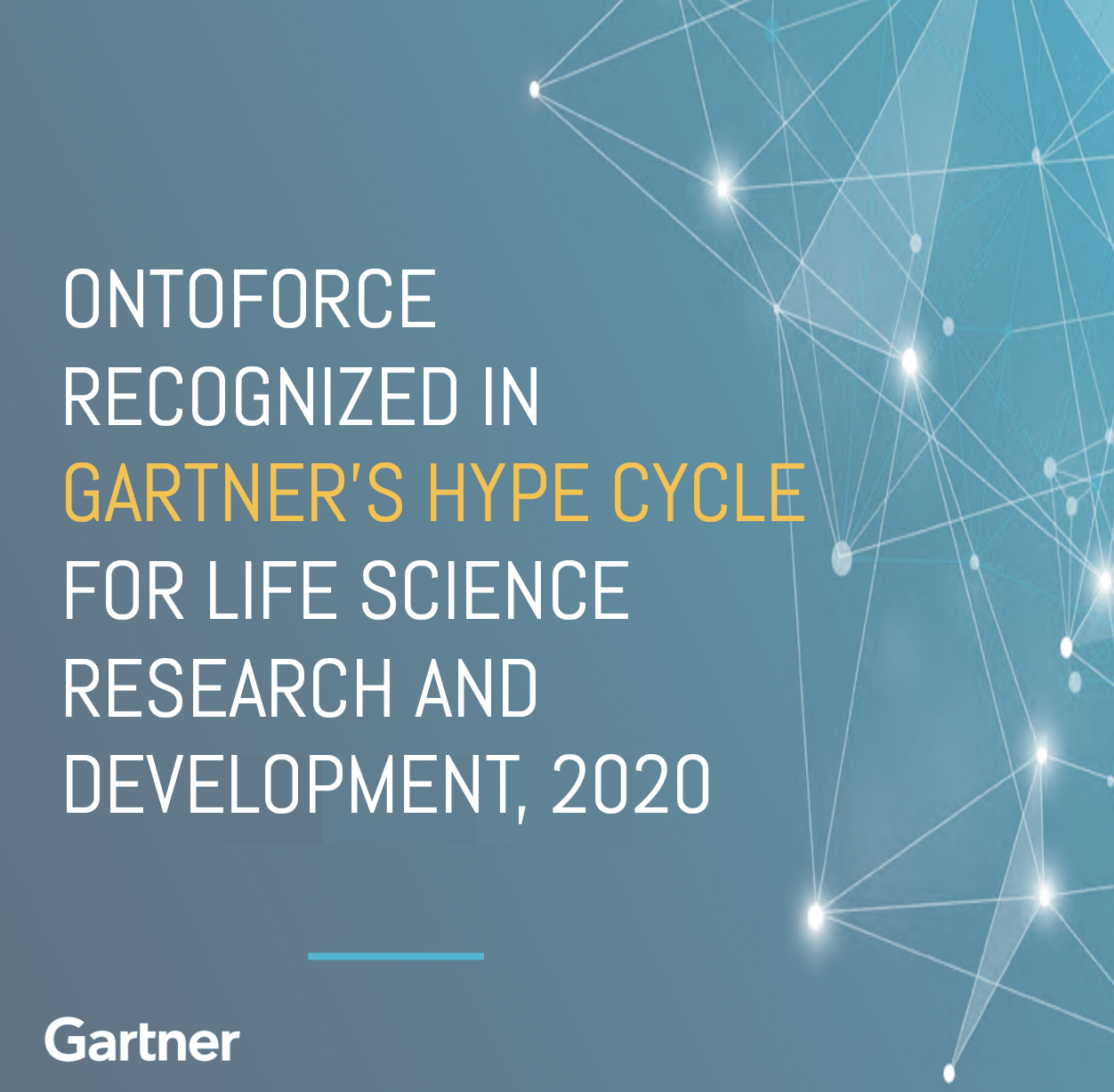 ONTOFORCE recognized in Gartner’s Hype Cycle for Life Science Research and Development, 2020